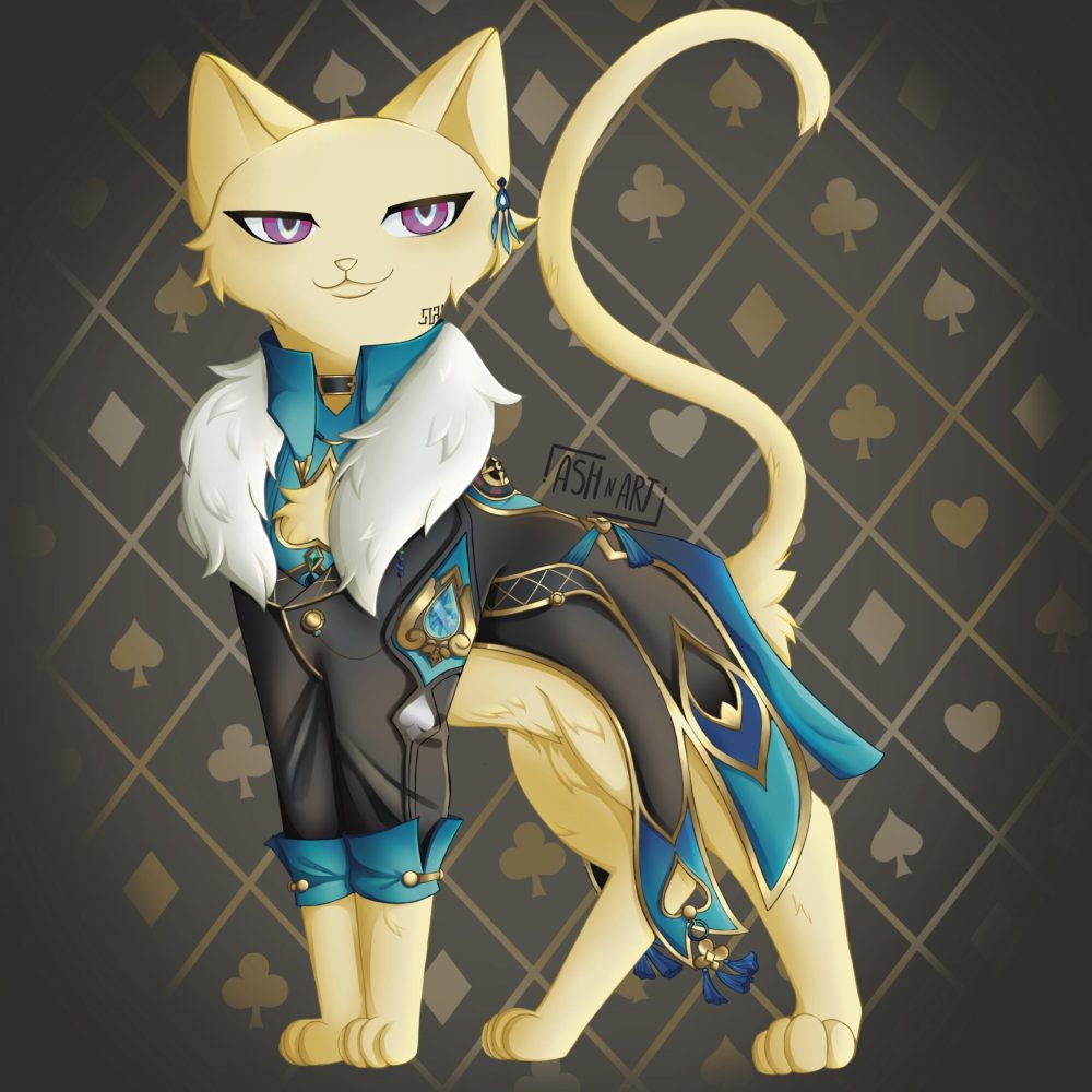 Adventurine Kitty Sticker