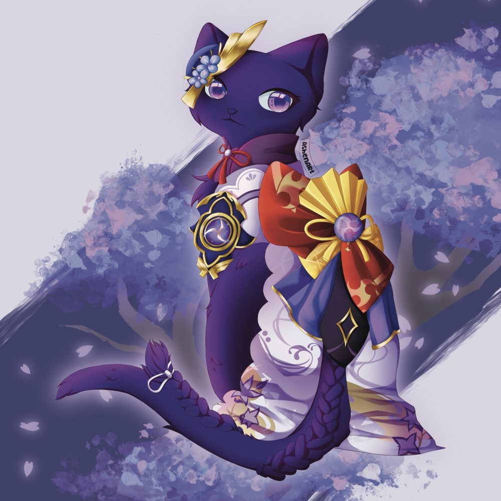 Raiden Kitty Sticker