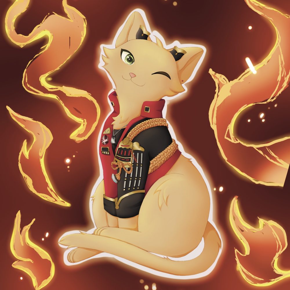 Thoma Kitty Sticker